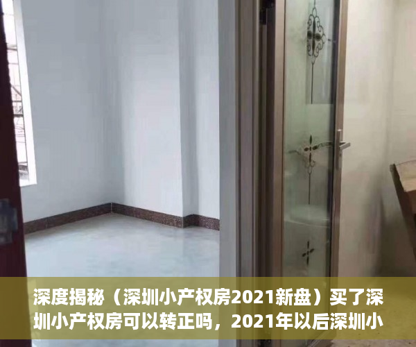 深度揭秘（深圳小产权房2021新盘）买了深圳小产权房可以转正吗，2021年以后深圳小产权，