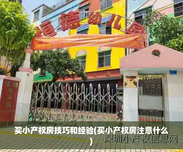 买小产权房技巧和经验(买小产权房注意什么)