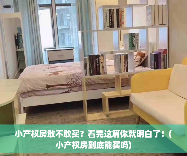 小产权房敢不敢买？看完这篇你就明白了！(小产权房到底能买吗)