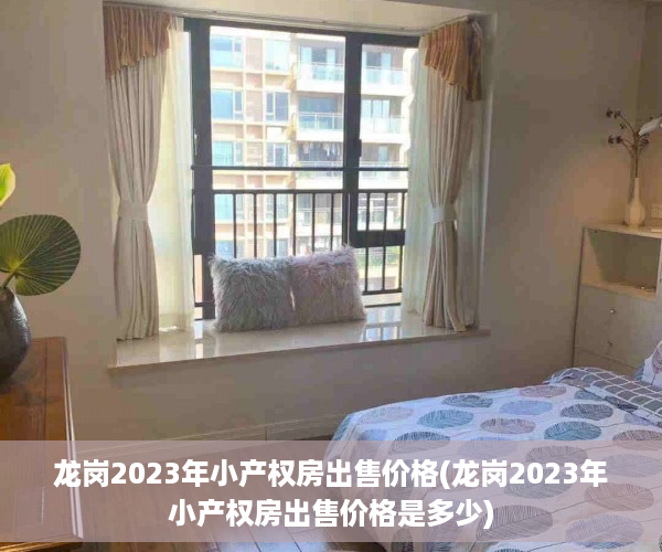 龙岗2023年小产权房出售价格(龙岗2023年小产权房出售价格是多少)