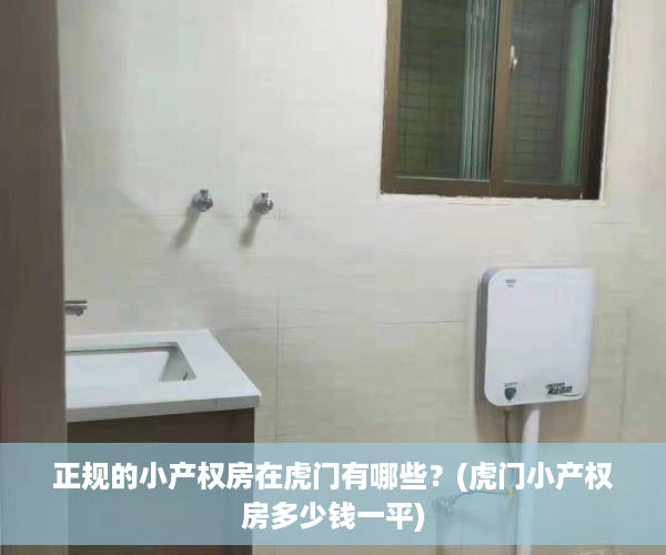 正规的小产权房在虎门有哪些？(虎门小产权房多少钱一平)