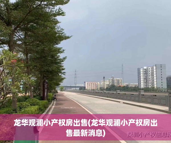 龙华观澜小产权房出售(龙华观澜小产权房出售最新消息)