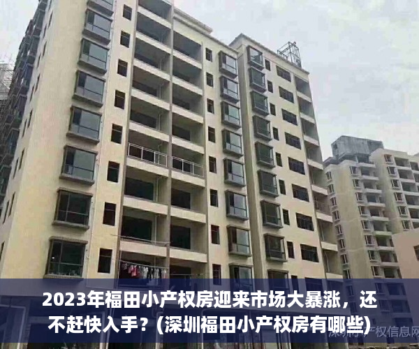 2023年福田小产权房迎来市场大暴涨，还不赶快入手？(深圳福田小产权房有哪些)