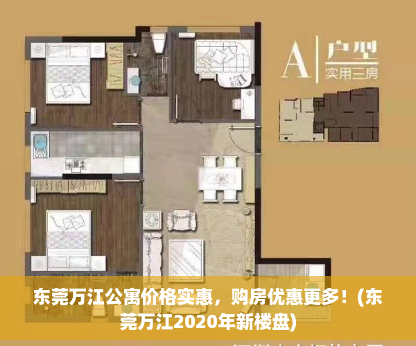 东莞万江公寓价格实惠，购房优惠更多！(东莞万江2020年新楼盘)