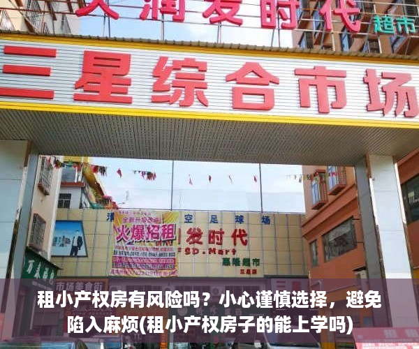 租小产权房有风险吗？小心谨慎选择，避免陷入麻烦(租小产权房子的能上学吗)