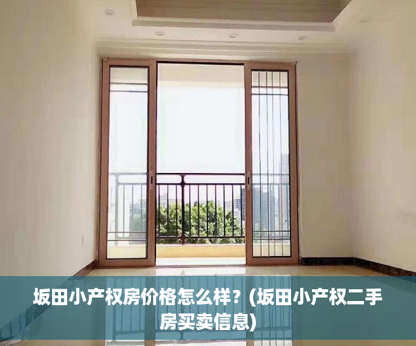 坂田小产权房价格怎么样？(坂田小产权二手房买卖信息)