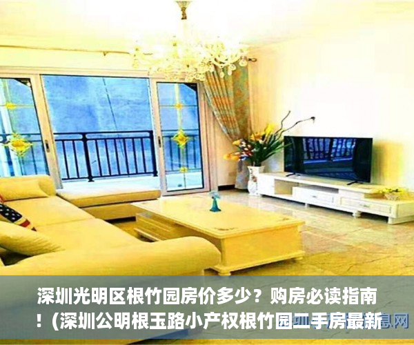 深圳光明区根竹园房价多少？购房必读指南！(深圳公明根玉路小产权根竹园二手房最新房价)
