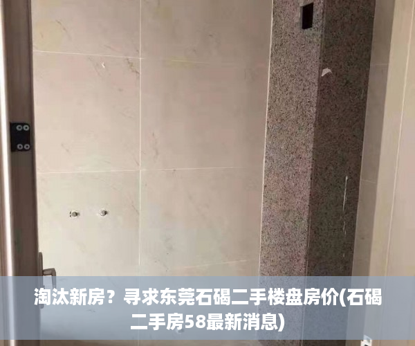 淘汰新房？寻求东莞石碣二手楼盘房价(石碣二手房58最新消息)