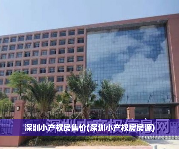 深圳小产权房售价(深圳小产权房房源)