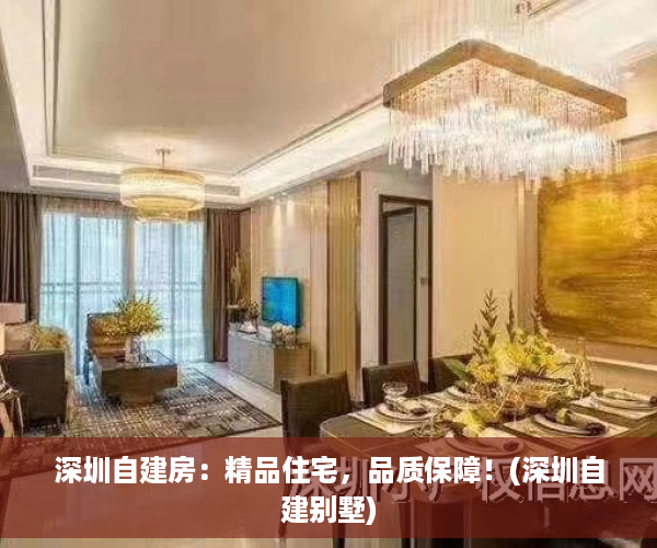 深圳自建房：精品住宅，品质保障！(深圳自建别墅)