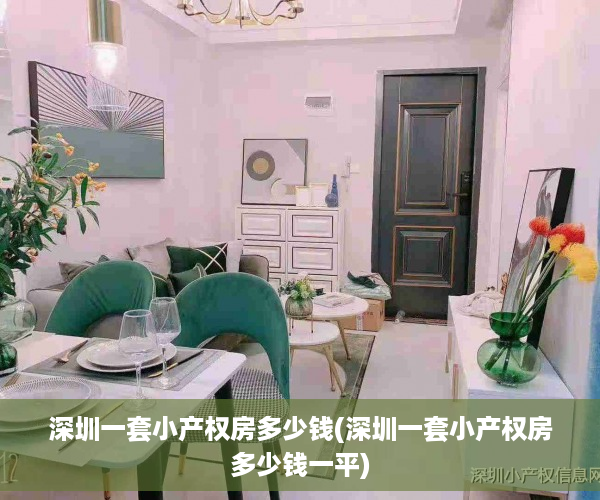 深圳一套小产权房多少钱(深圳一套小产权房多少钱一平)
