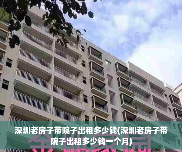 深圳老房子带院子出租多少钱(深圳老房子带院子出租多少钱一个月)