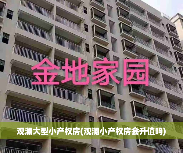 观澜大型小产权房(观澜小产权房会升值吗)