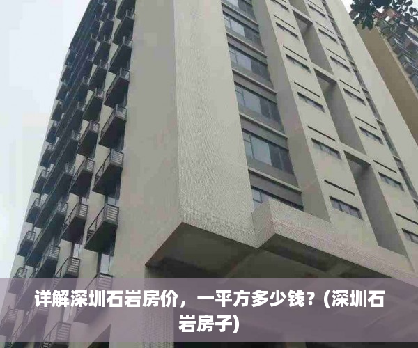 详解深圳石岩房价，一平方多少钱？(深圳石岩房子)
