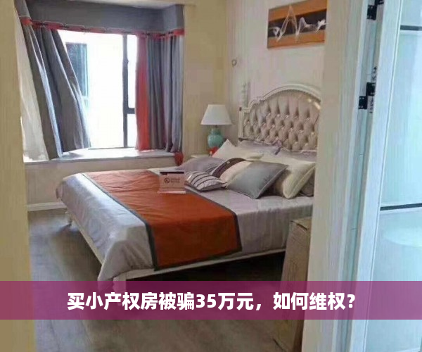 买小产权房被骗35万元，如何维权？