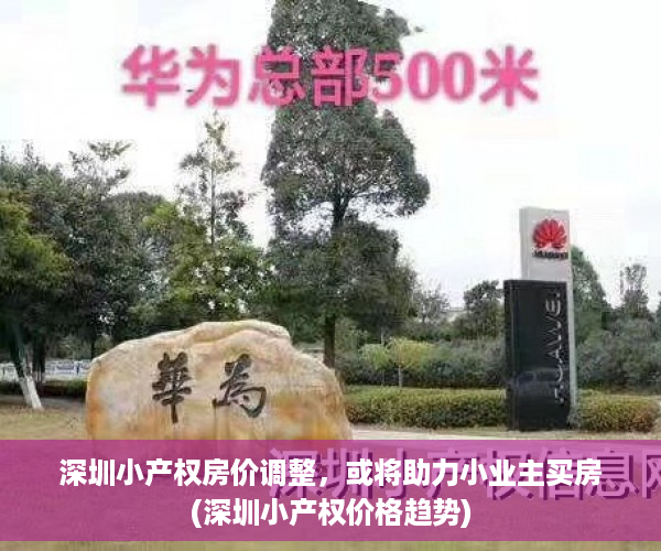 深圳小产权房价调整，或将助力小业主买房(深圳小产权价格趋势)