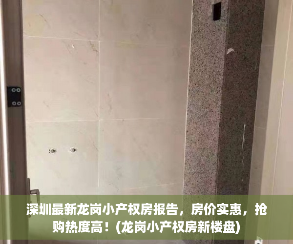 深圳最新龙岗小产权房报告，房价实惠，抢购热度高！(龙岗小产权房新楼盘)