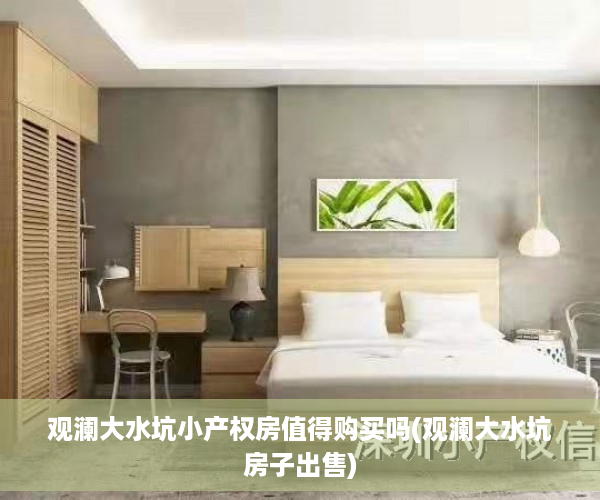 观澜大水坑小产权房值得购买吗(观澜大水坑房子出售)