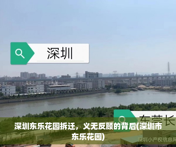 深圳东乐花园拆迁，义无反顾的背后(深圳市东乐花园)