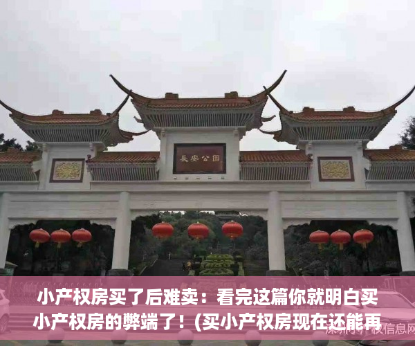 小产权房买了后难卖：看完这篇你就明白买小产权房的弊端了！(买小产权房现在还能再卖吗)