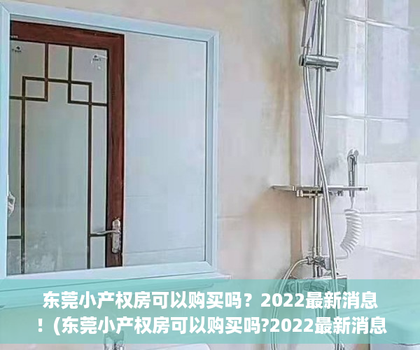 东莞小产权房可以购买吗？2022最新消息！(东莞小产权房可以购买吗?2022最新消息视频)