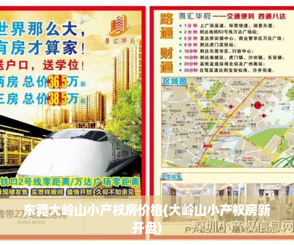 东莞大岭山小产权房价格(大岭山小产权房新开盘)