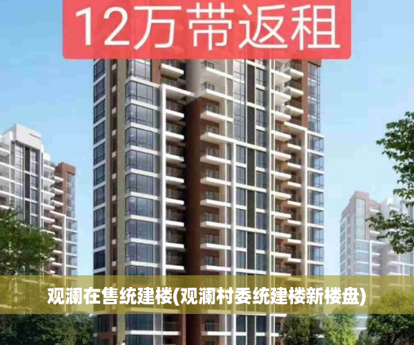 观澜在售统建楼(观澜村委统建楼新楼盘)