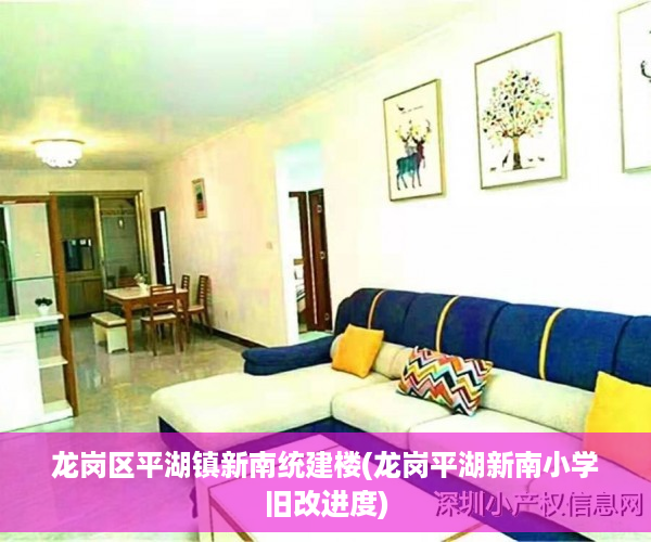 龙岗区平湖镇新南统建楼(龙岗平湖新南小学旧改进度)