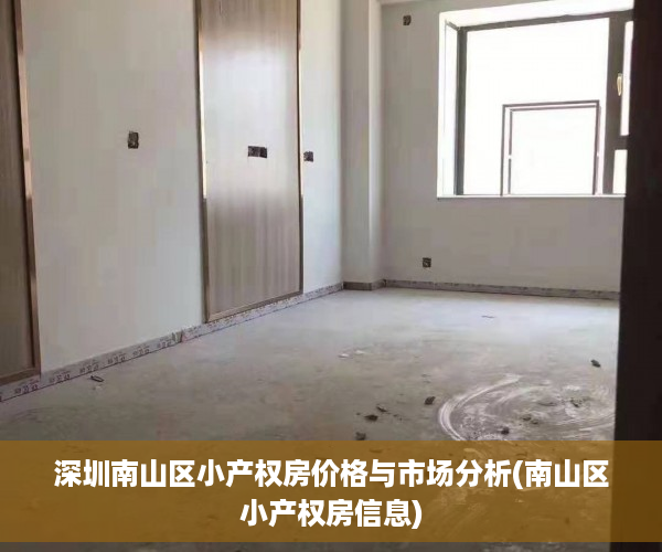 深圳南山区小产权房价格与市场分析(南山区小产权房信息)