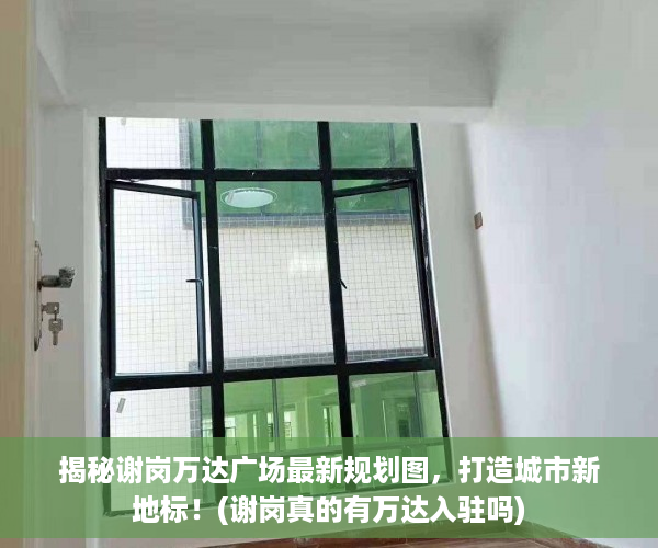 揭秘谢岗万达广场最新规划图，打造城市新地标！(谢岗真的有万达入驻吗)