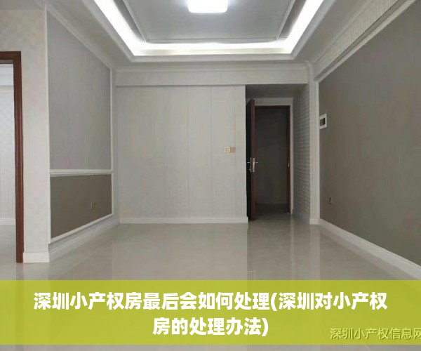 深圳小产权房最后会如何处理(深圳对小产权房的处理办法) 深圳小产权房最后会如何处理(深圳对小产权房的处理办法)
