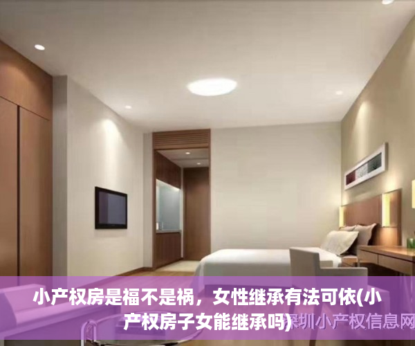 小产权房是福不是祸，女性继承有法可依(小产权房子女能继承吗)