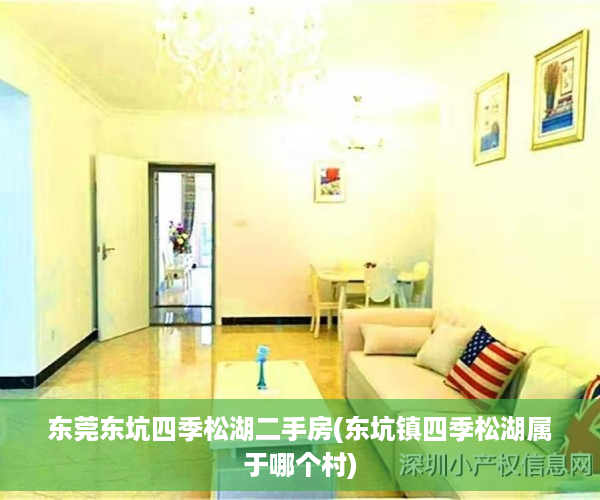 东莞东坑四季松湖二手房(东坑镇四季松湖属于哪个村)