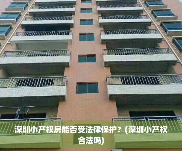 深圳小产权房能否受法律保护？(深圳小产权合法吗)