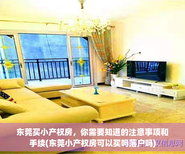 东莞买小产权房，你需要知道的注意事项和手续(东莞小产权房可以买吗落户吗)