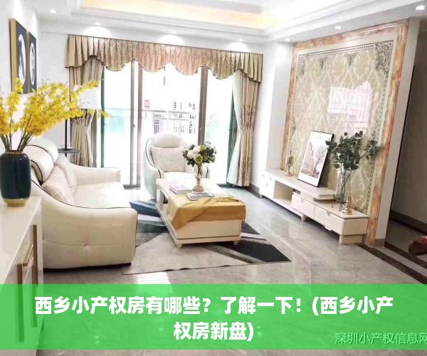 西乡小产权房有哪些？了解一下！(西乡小产权房新盘)