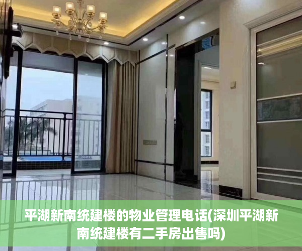 平湖新南统建楼的物业管理电话(深圳平湖新南统建楼有二手房出售吗)