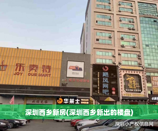 深圳西乡新房(深圳西乡新出的楼盘)