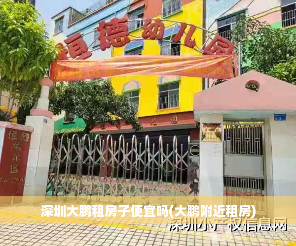 深圳大鹏租房子便宜吗(大鹏附近租房)