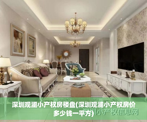 深圳观澜小产权房楼盘(深圳观澜小产权房价多少钱一平方)