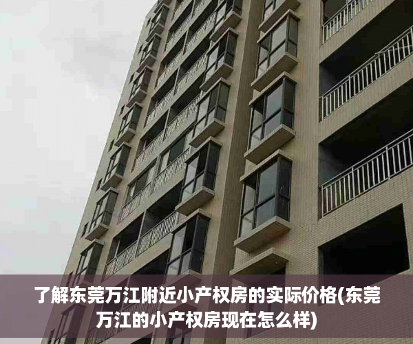 了解东莞万江附近小产权房的实际价格(东莞万江的小产权房现在怎么样)