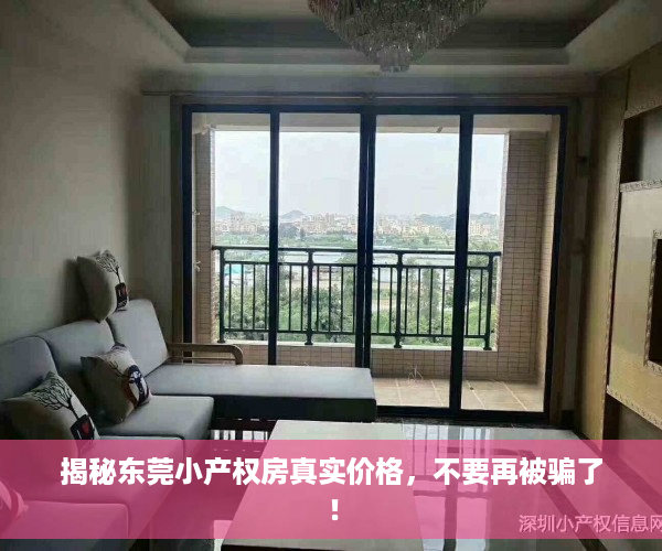 揭秘东莞小产权房真实价格，不要再被骗了！