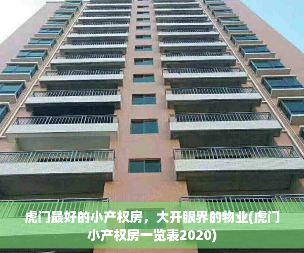 虎门最好的小产权房，大开眼界的物业(虎门小产权房一览表2020)