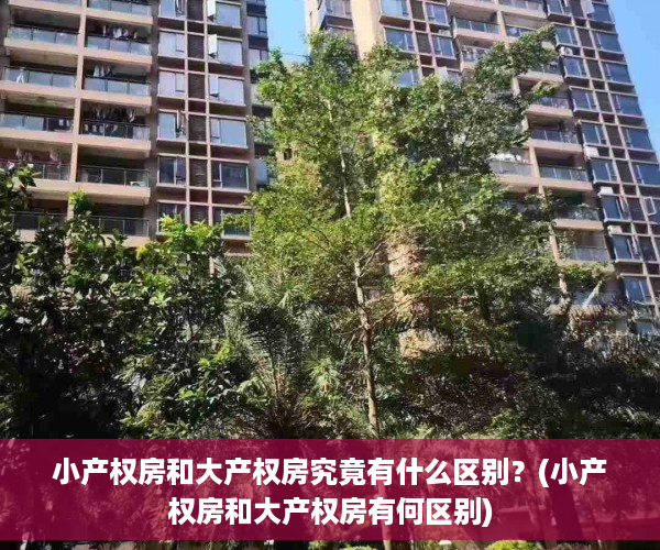 小产权房和大产权房究竟有什么区别？(小产权房和大产权房有何区别)