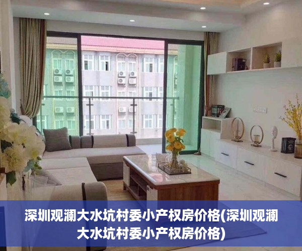 深圳观澜大水坑村委小产权房价格(深圳观澜大水坑村委小产权房价格)