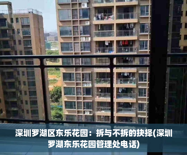 深圳罗湖区东乐花园：拆与不拆的抉择(深圳罗湖东乐花园管理处电话)