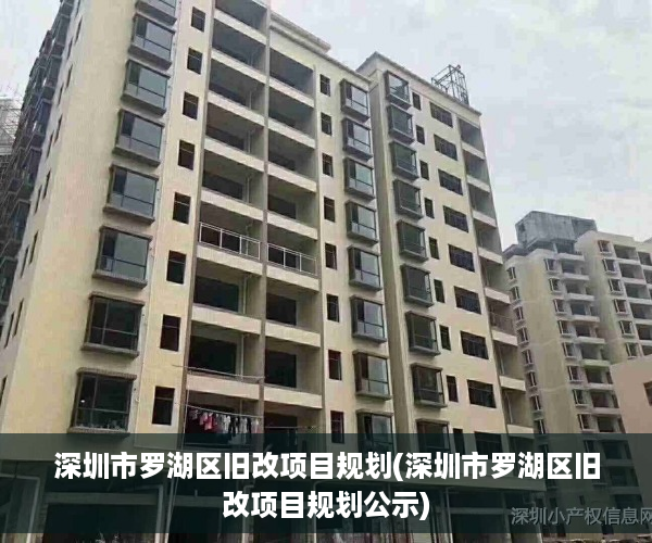 深圳市罗湖区旧改项目规划(深圳市罗湖区旧改项目规划公示)