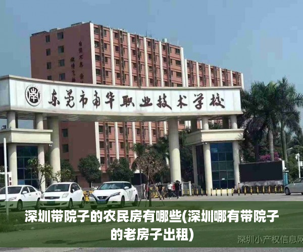 深圳带院子的农民房有哪些(深圳哪有带院子的老房子出租)