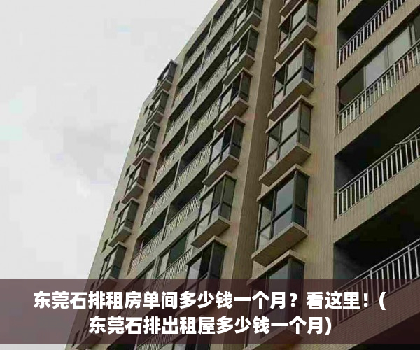 东莞石排租房单间多少钱一个月？看这里！(东莞石排出租屋多少钱一个月)