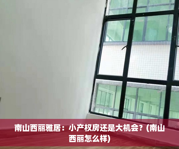 南山西丽雅居：小产权房还是大机会？(南山西丽怎么样)